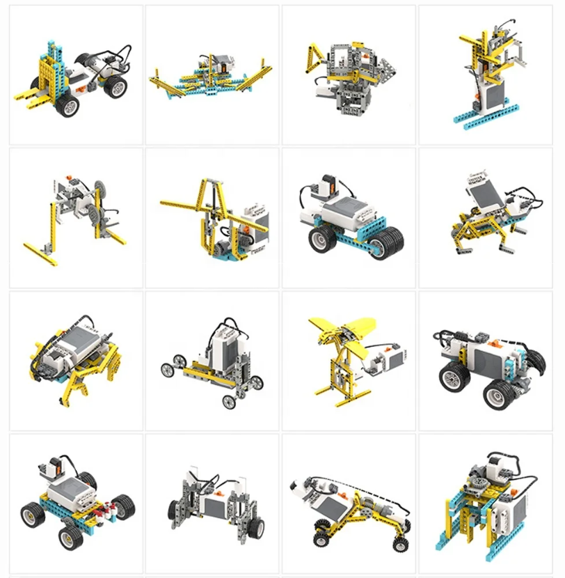 702pcs 50 in 1 Science and Education Set Building Blocks